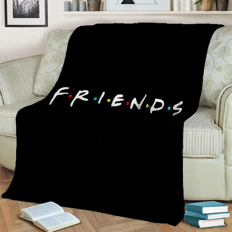 HD Classics TV Friends 3D Impressão Cobertor, Macio Cobertor para Casa, Quarto, Cama, Sofá, Piquenique, Viagem, Escritório, Capa Kids