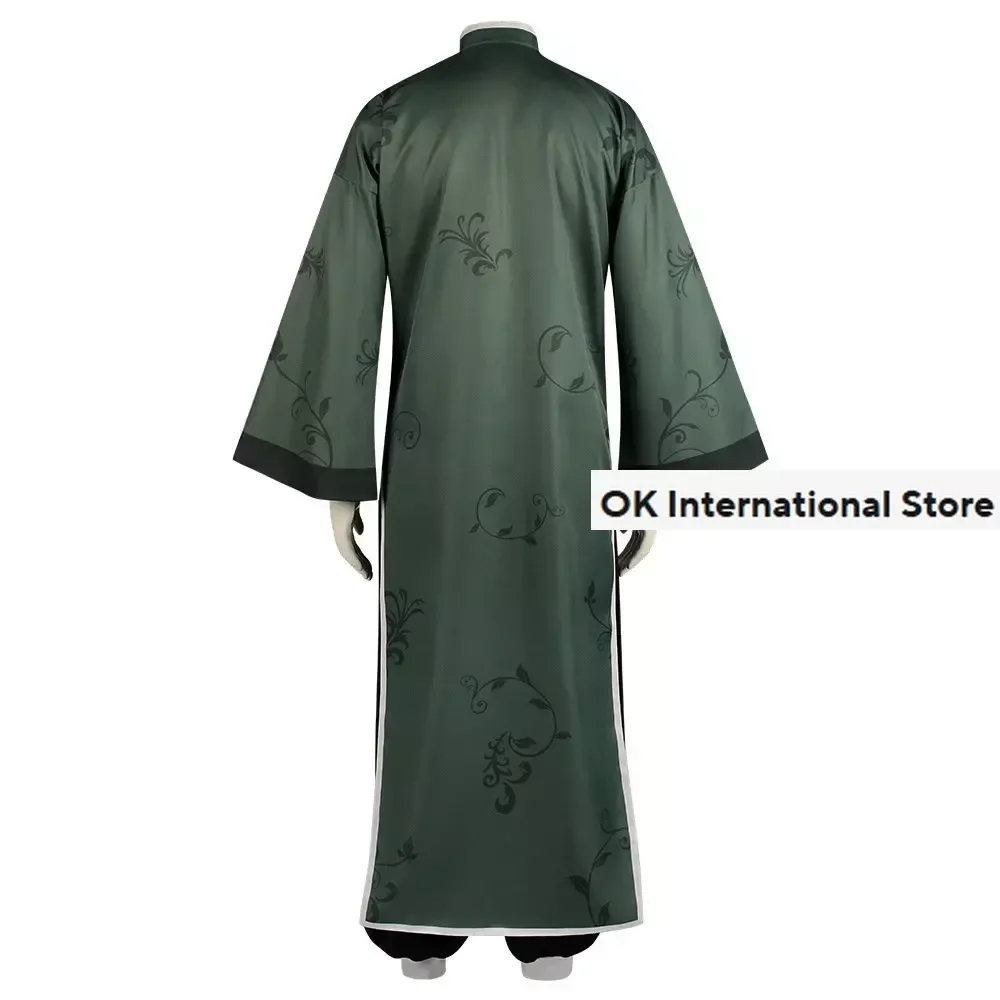 Blue Lock Anime Isagi Yoichi Cosplay Costume Chinese Style China Kung Fu Tang Suit Halloween Party The Gown Robe Clothing Suit