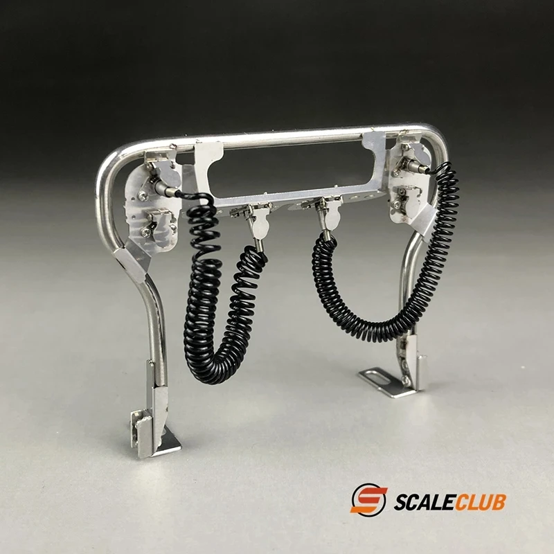 Scaleclub 1:14 Truck Metal Trachea Rack Wire Rack For Lesu Tamiya For Man Actros Car Parts Rc Truck Trailer