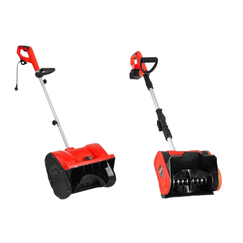 New Winter Cordless Electric Snowplow Lithium Electric Snow Sweeper Foldable Courtyard Street  Lithium Electric Snow Sweeper