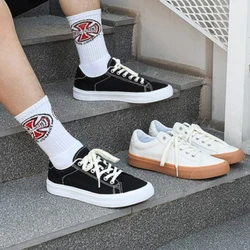 Joiints Black White Canvas Shoes for Men Women Summer SteetweaCasual Shoe Vulcanized Breathable Big Size Daily Footwear