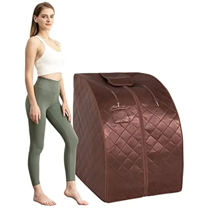 

Support Drop Shipping Wholesale Far Infrared Sauna Home Beauty Salon for Body Therapy Sweat Steaming Detox Relaxation