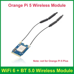 Orange Pi 5 Wireless Module WiFi 6 BT 5.0 AP6275P Chip PCIe Interface Dual Band