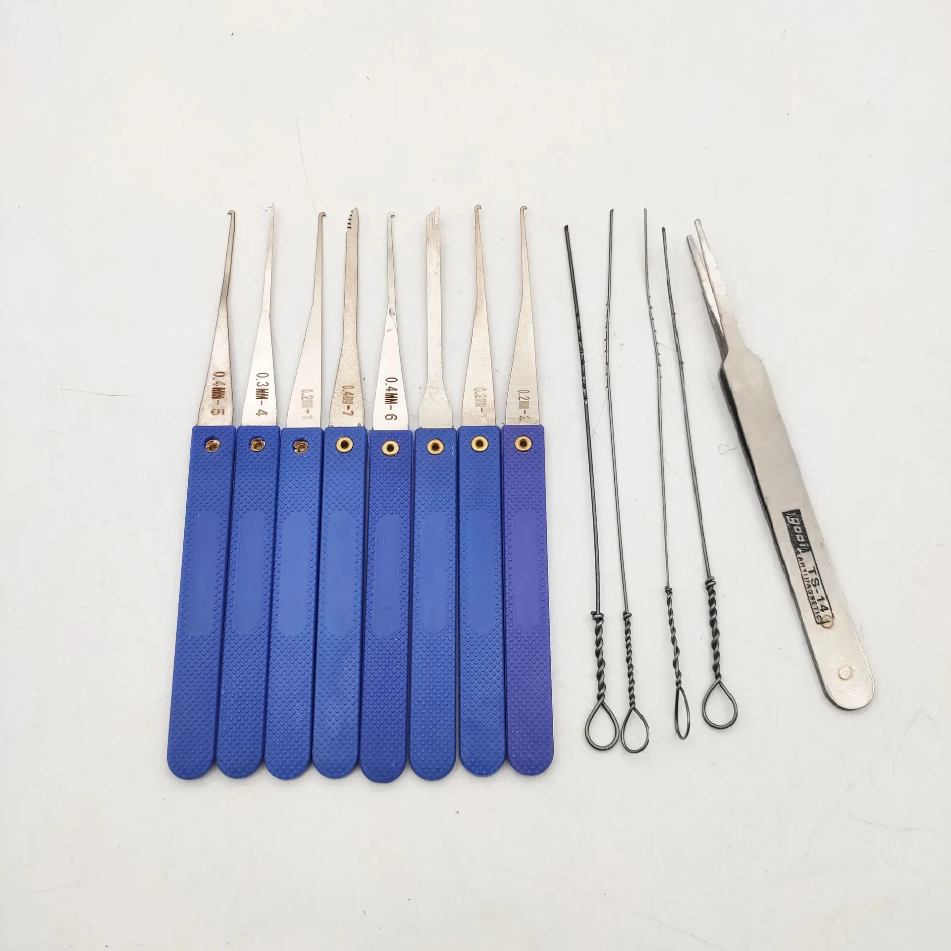 Hot Locksmith Hand Tools Strong Lock Pick Padlock Repair Tools Kit Door Opener Unlocking Tool Handle Combination Lock Hardware image 5