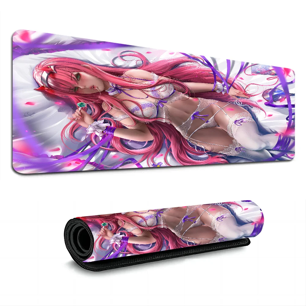 

Darling In The FranXX Zero Two Fashion Gamer Speed Mice Retail Small Rubber Mousepad Size For Keyboards Mat Boyfriend Gift