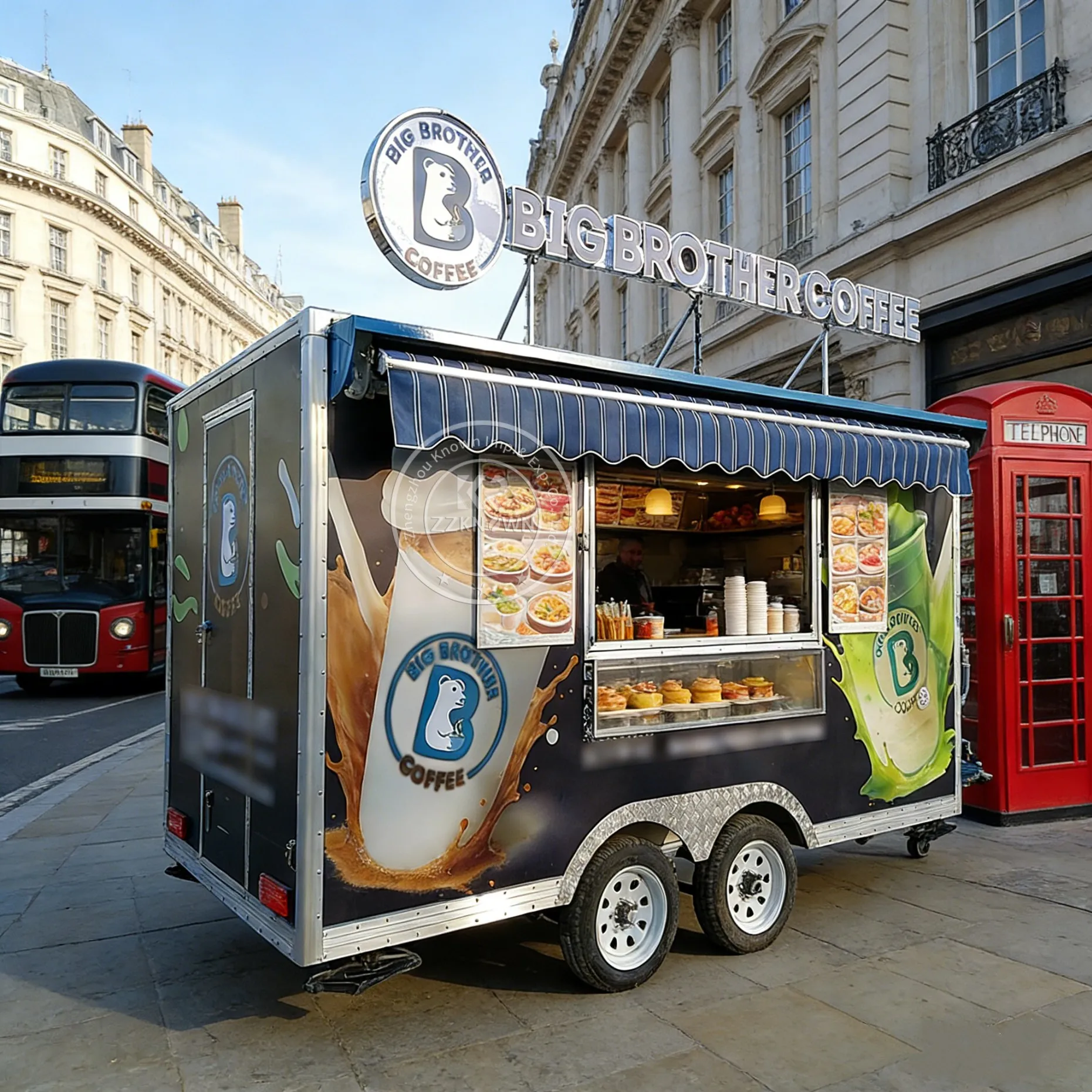 Normal Small Food Truck in Romania for Sale Small Food Truck with Kitchen for UK Small Crepe Food Truck