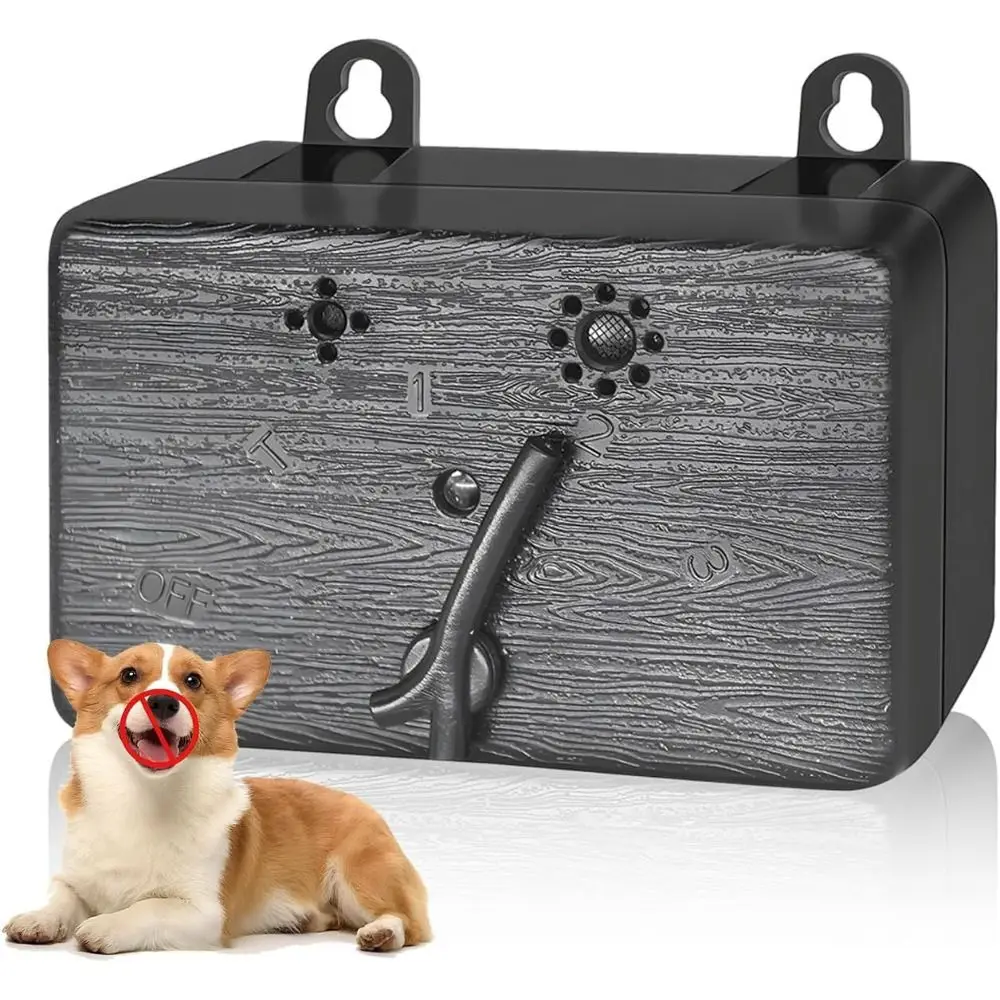 

Long Range 50ft Anti Barking Devices 3 Modes Universal Dog Barking Deterrent 270° Coverage Portable Ultrasonic Bark Box