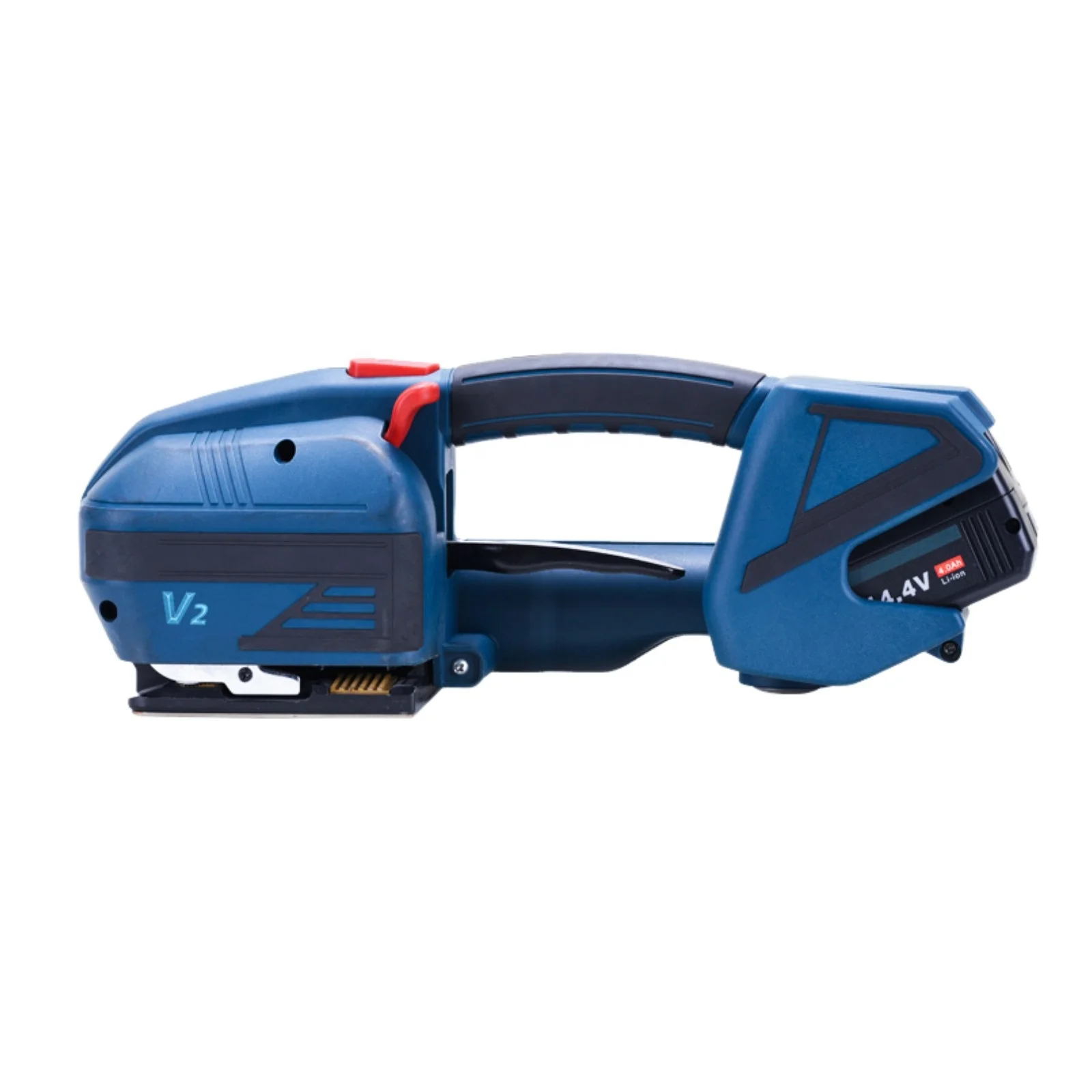 V2 Handheld Electric Strapping Tool Adjustable 3200N Tension, Friction Welding Technology, PET/PP Band Compatibility