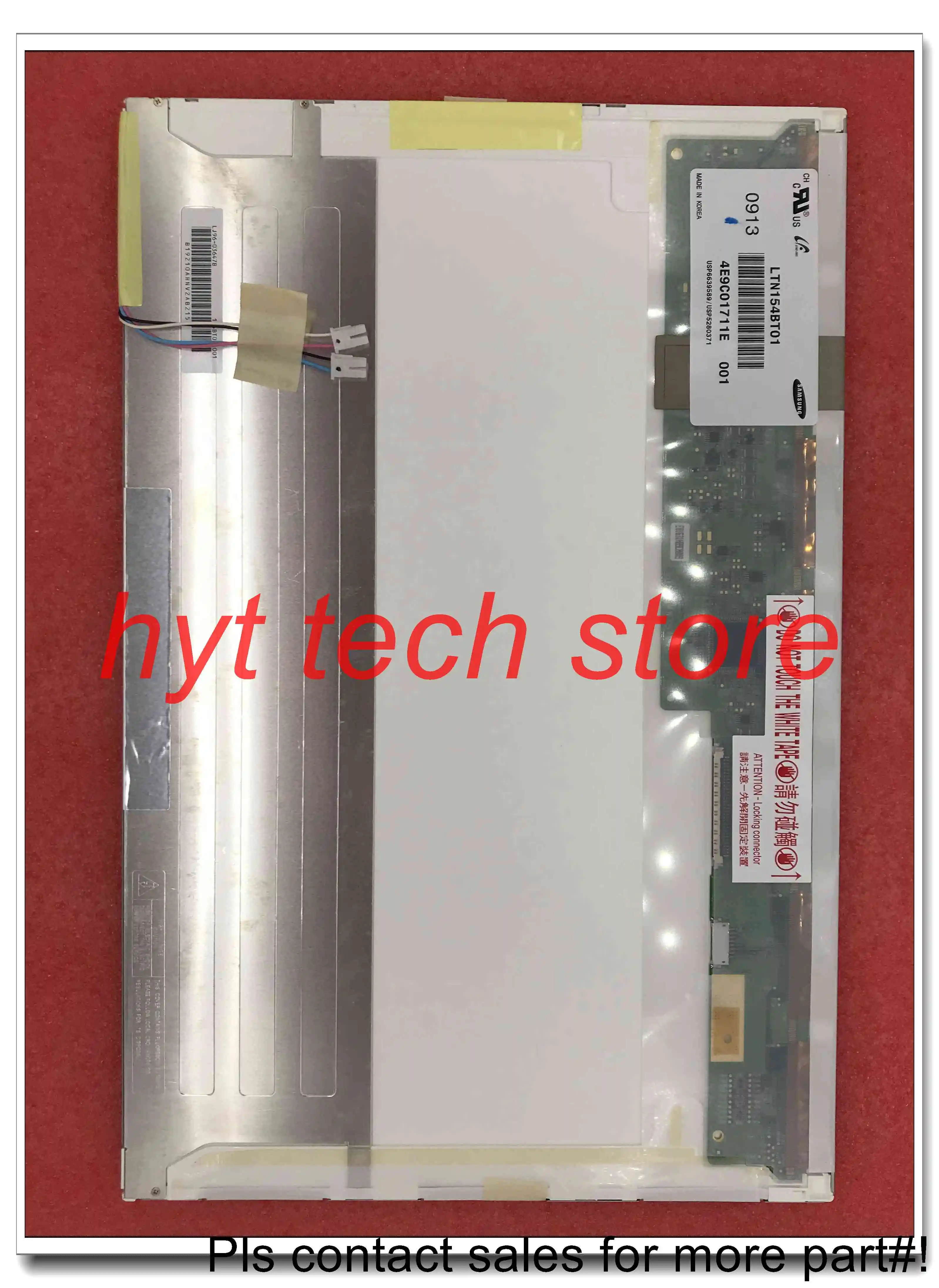 หน้าจอเดิม LTN154BT01ขนาด15.4นิ้ว100% หน้าจอ LCD ผ่านการทดสอบเกรด + ก่อนจัดส่ง