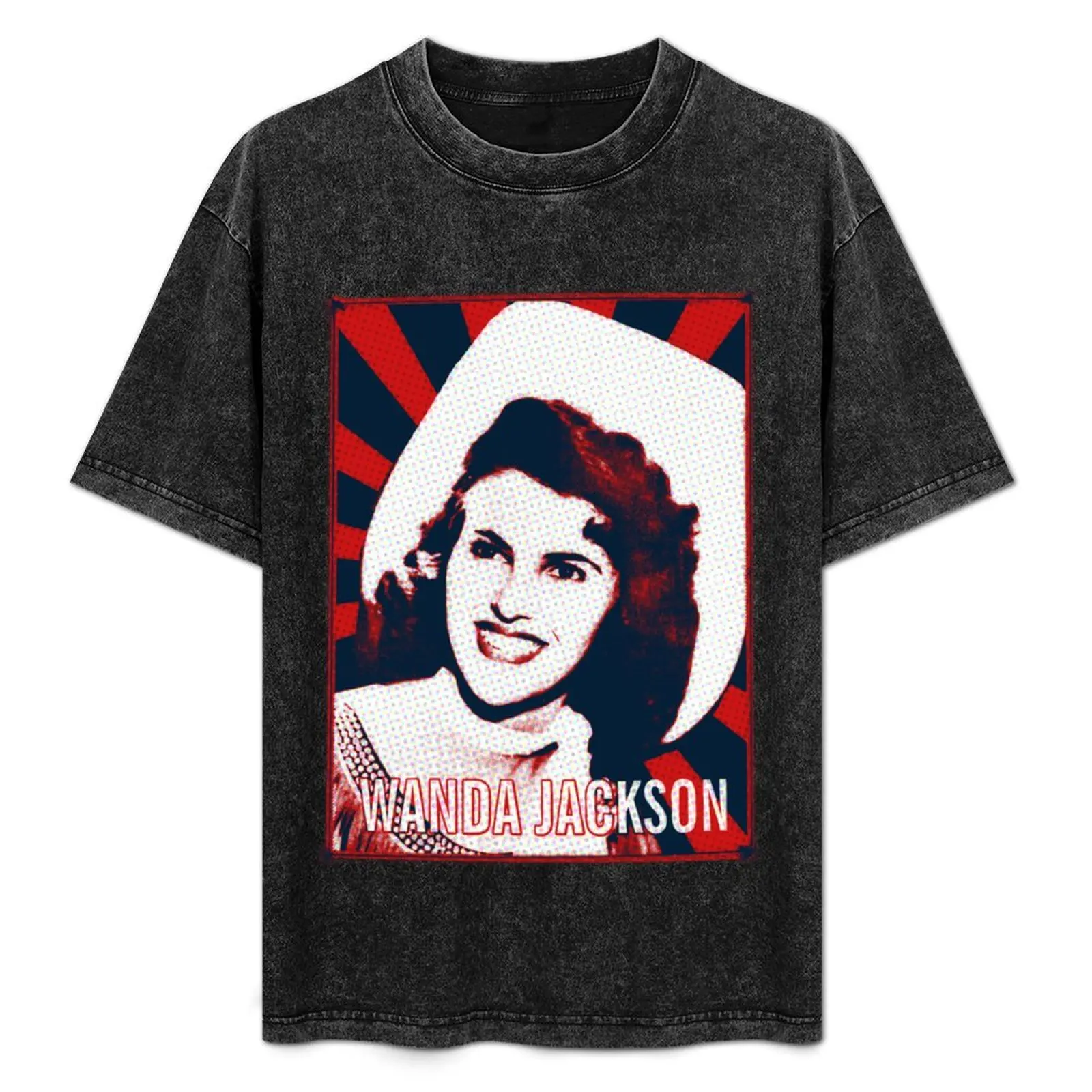 

Wanda Jackson T-Shirt Summer Print Short Sleeve Tee
