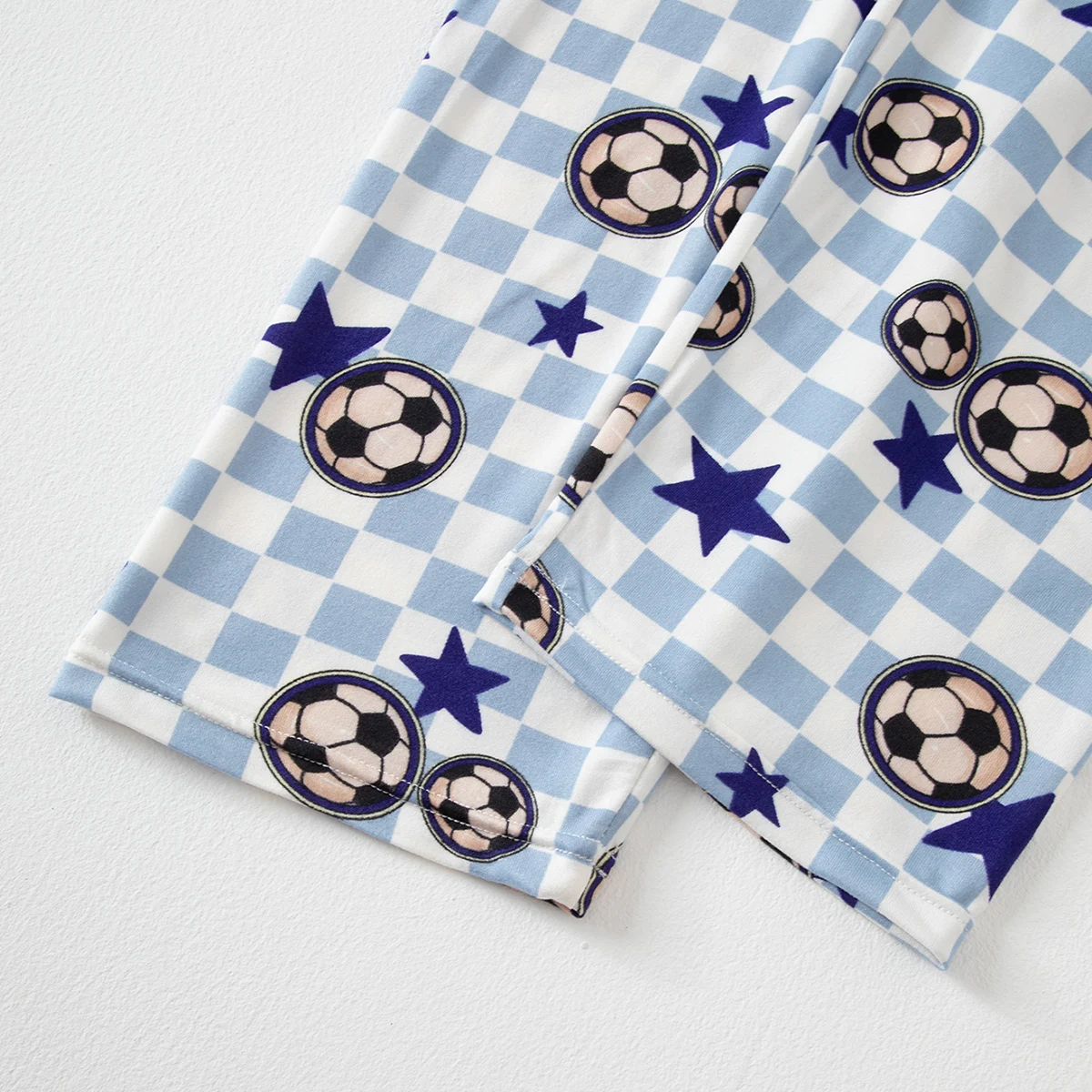 3-teiliges Frühling/Sommer-Kinderset, kurzärmelige Pyjamas, Shorts, feuchtigkeitsabsorbierende und bequeme Freizeithosen, modisch für zu Hause – Detail 12
