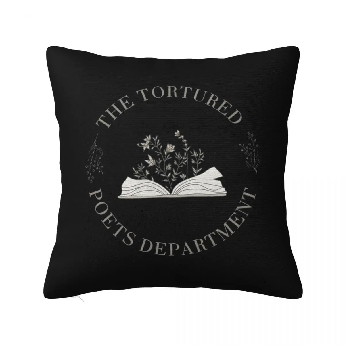 The Tortured Poets Department TS Floral Book Pillow Covers Sofa TTPD Music Cushion Case Cute Decor Throw Pillow Case 45*45