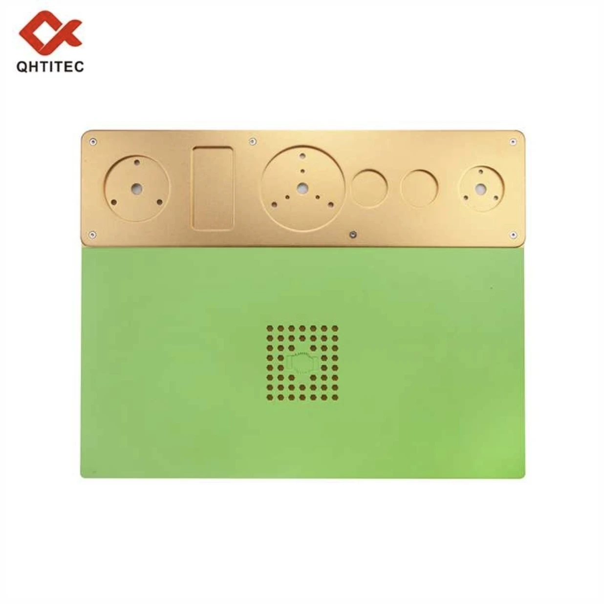 Aluminum Alloy Repair Pad Microscope Base Platform Precision Phone Repair Table High-temperature Resistant Silicone Mat