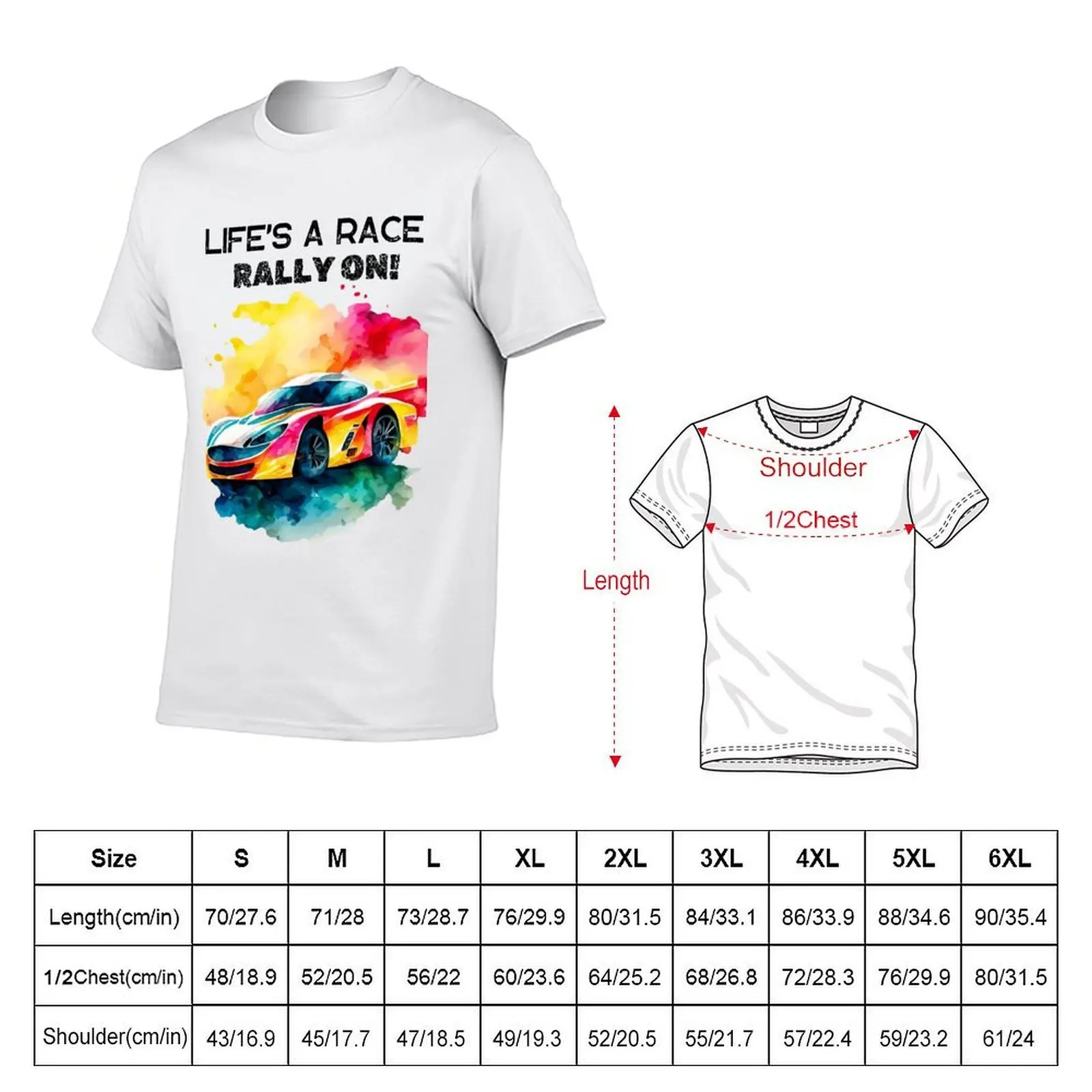 Life's a Race Rally on car rally tshirt T-Shirt man tshirt man t shirts graphic T-Shirt