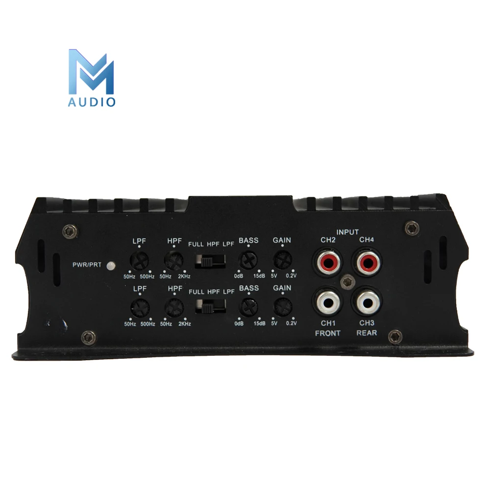 Factory Wholesale Top Selling MJ100.4 Car Speaker Audio System 4 Channel Amplifier Car Audio Class D Auto Electronics 14.4v