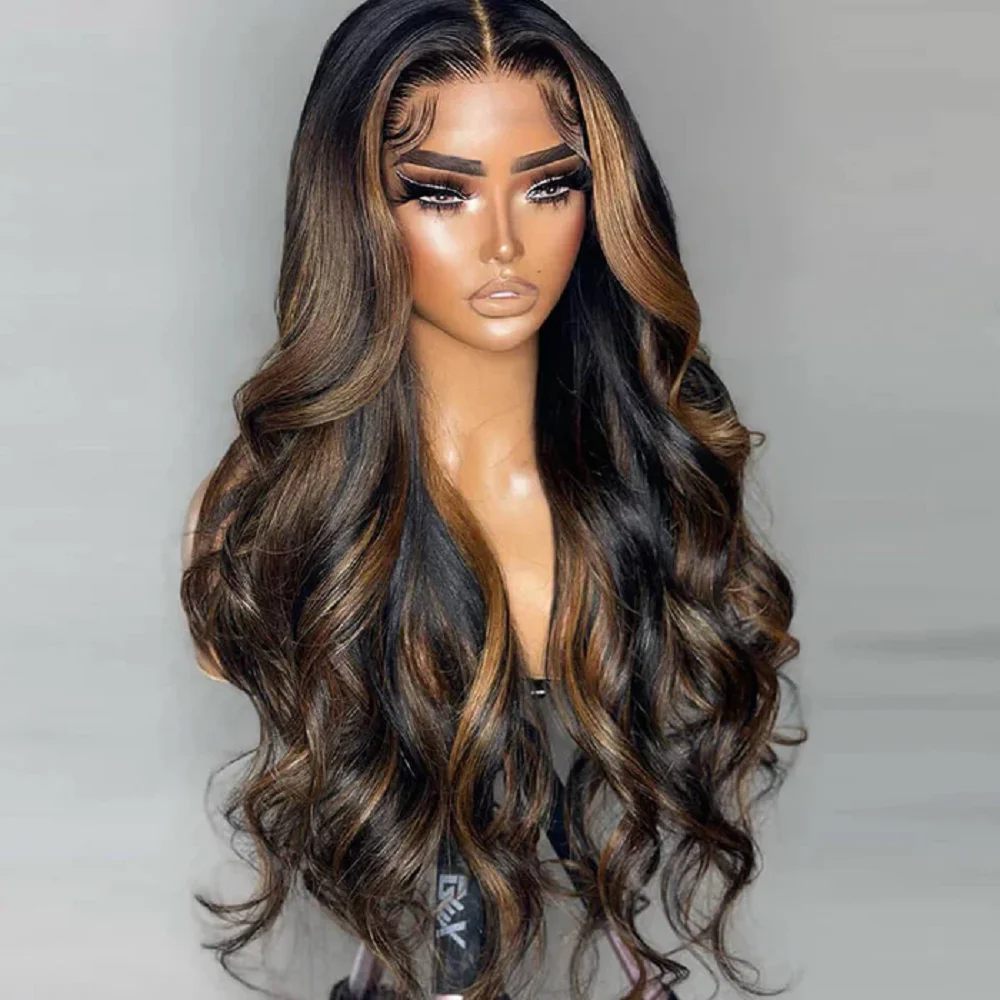 

180%Density Preplucked Glueless Long Highlight Blond 22inch 5x5 Silk Base Wave Jewish Human With BabyHair HD Lace European Hair