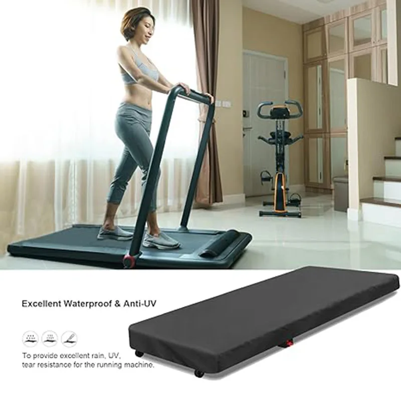 Treadmill cover treadmill outdoor waterproof suitable for under-table treadmill indoor treadmill dust cover 210D