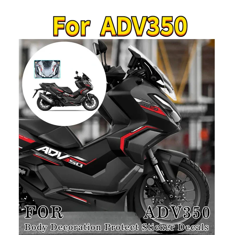 

Motorcycle Modification Body Sticker Decoration Protect Stickers Decals Accessories For HONDA ADV350 ADV 350 ADV-350 2025
