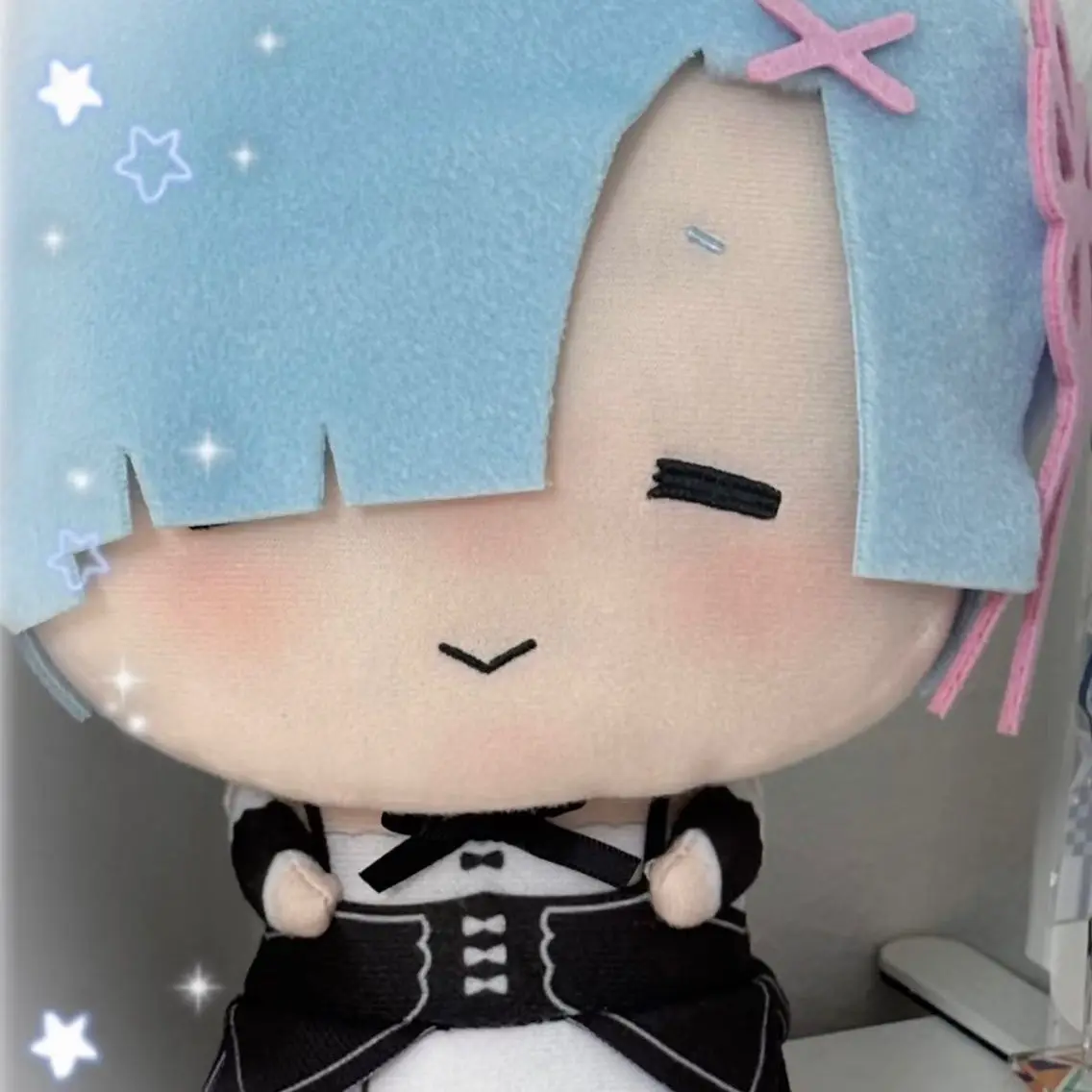 New Kawaii Re:Life in a different world from zero Rem Cotton 15cm Backpack Accessories Cartoon Creative Design Christmas Gift - view 2