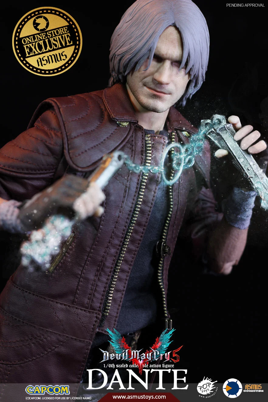 Asmus Toys Devil May Cry 5 Dante Deluxe Edition Game Action Figure Movable Joint Soldier Model Ornaments Garage Kit Toys Gift