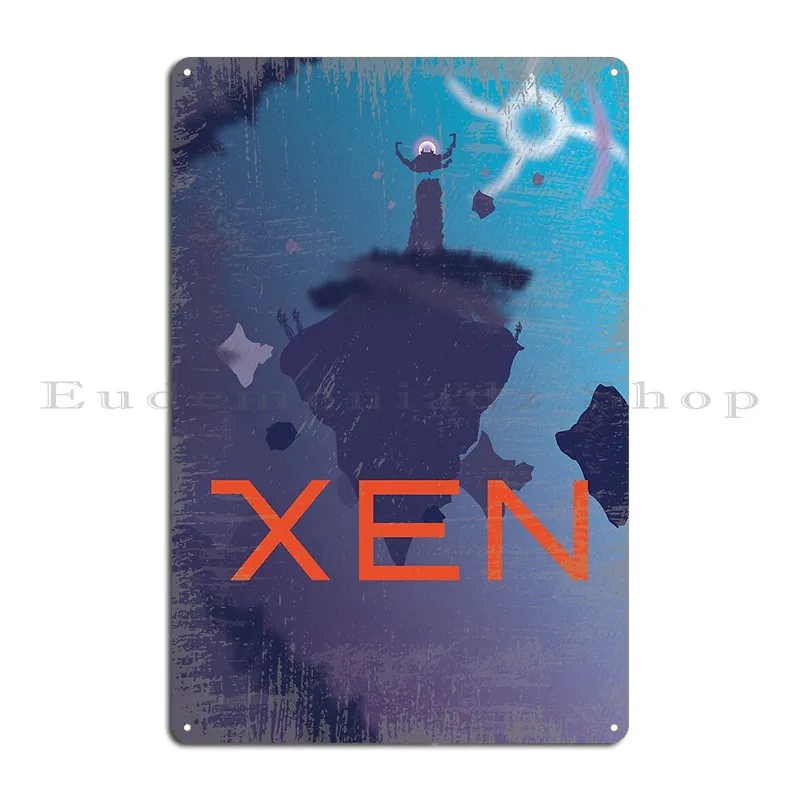 Xen Half Life Black Mesa Metal Plaque Poster Wall Decor Kitchen Kitchen Customized Cinema Tin Sign Poster