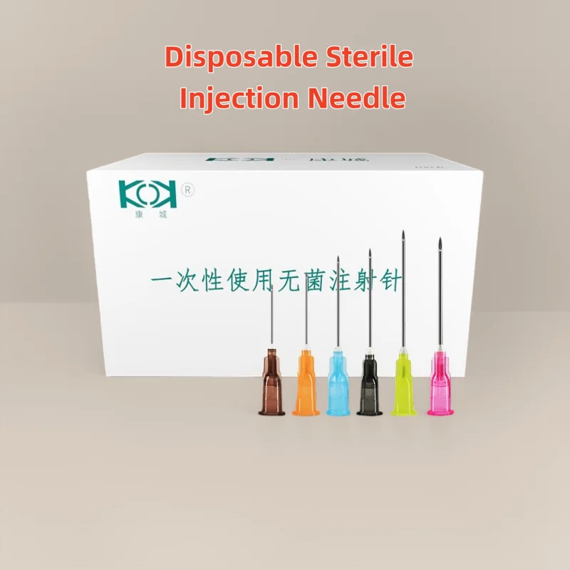

1Pc Disposable Sterile Injection Needles For Medical Use - Sizes 4.5/5/6/7/9/12G For Dental Puncture & Irrigation
