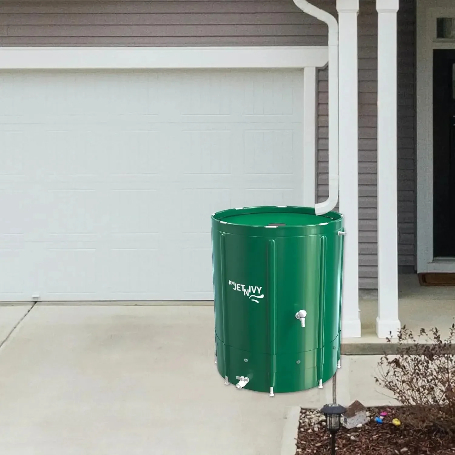 Rain Barrel 265G Anti-Collapse Collapsible Rainwater Collection System,Portable Water Storage Tank,Garden Water Catcher