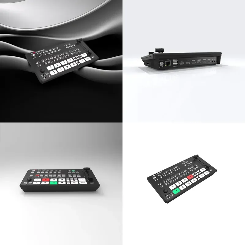 5-Channel HD MI Video Switcher For Multi-Camera Live Streaming Virtual Studio Production With Multi-Layer & Multi-Function