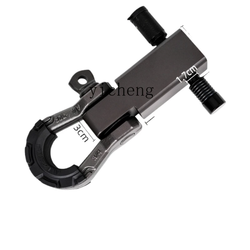 ZK off-road manganese steel trailer arm tank trailer hook square mouth anti-collision hook