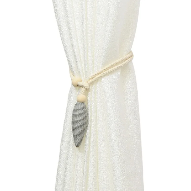 

Подвесные шаровые завязки для штор ручной работы с конусной головкой-минималистичный декор, ремни для гостиной, проживания в семье, прозрачный переплет для штор