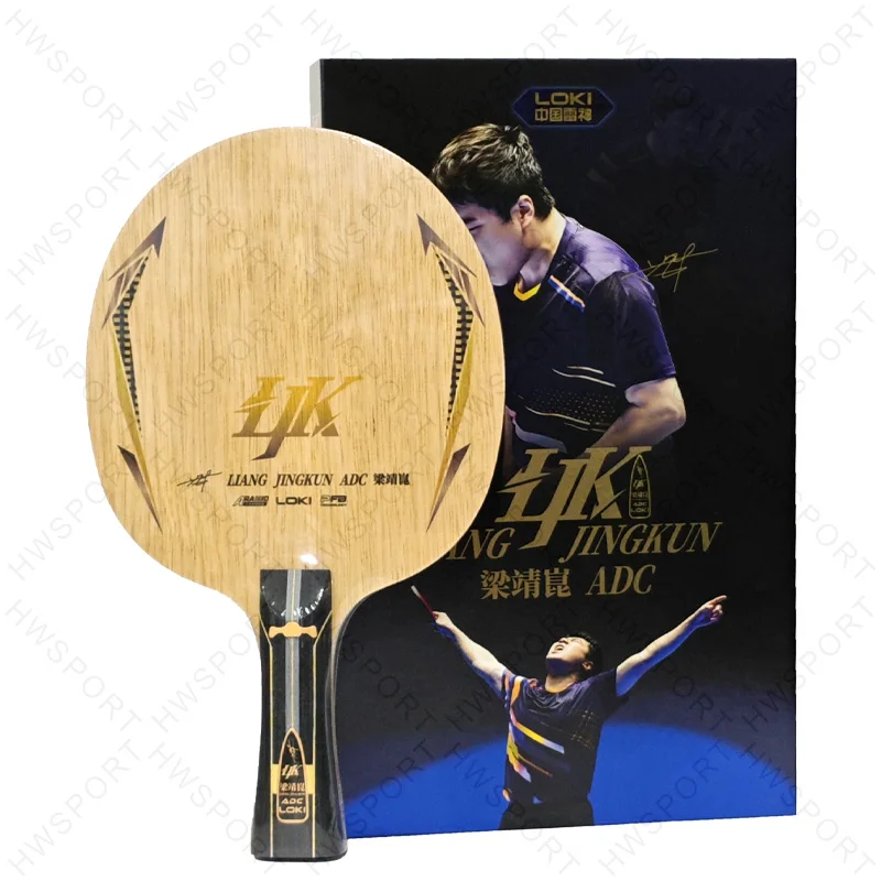 

LOKI LJK ADC Table Tennis Blade Carbon OFF+ 5W2C Professional Ping Pong Racket Base with Built-in Aramid Carbon Fiber for Attack