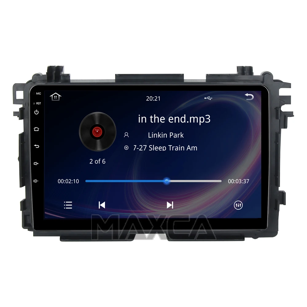 MAXCA 9-calowy odtwarzacz multimedialny Honda HRV Wireless Carplay Android auto 2 din Radio Mirror Link