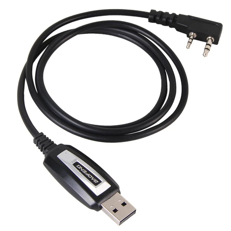 

Lightweight USB Programming Cable for BAOFENG UV5R/888s Walkie Talkie Cable with Driver Firmware Wire F19E