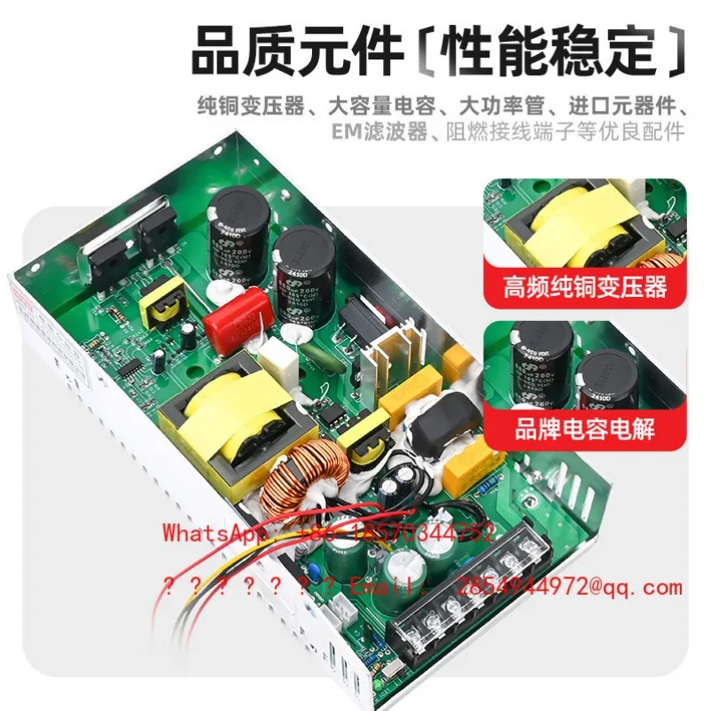 2026 Constant Voltage and Constant Current Digital Display Adjustable Switching Power Supply 500W AC To DC 5V12V24V36V48V60V110V