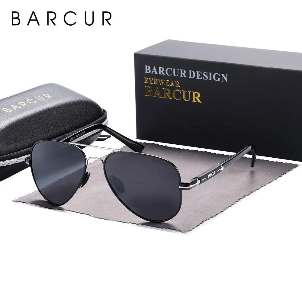 Barcur Pilot Sunglasses 6
