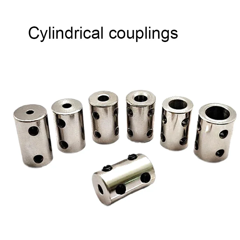 1 Pcs 45 Steel Rigid Coupling Transmission Connector Transmission Joint Aperture 4mm~12mm Motor Connector Sleeve