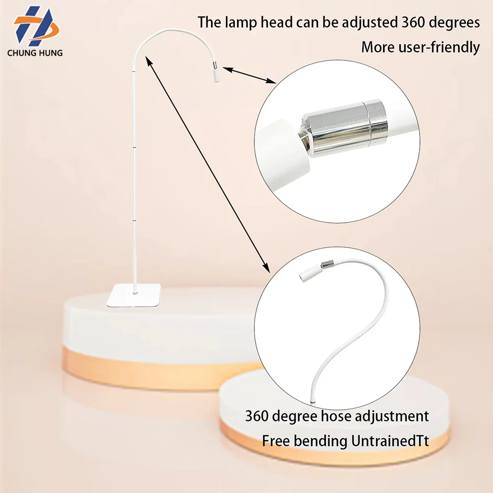 Professional 5W 395nm UV silent foot operated UV curing lamp, used for eyelash grafting and eyelash extension