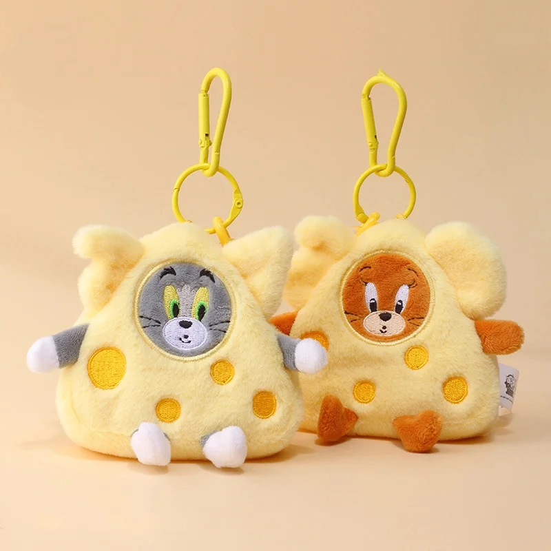

Cat and Mouse Cute Deformation Funny Cartoon Peripheral Plush Doll Key Chain Bag Hanging Ornaments