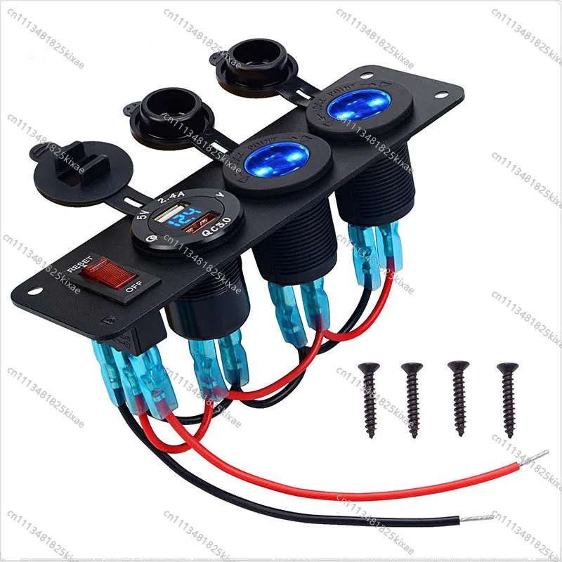 For Car Room Car Usb Modified Car Voltmeter Switch, Take The Power Base 12v24V