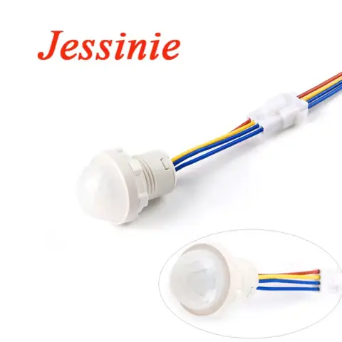 10pcs/1pc Mini Closet PIR Sensor Detector Smart Switch 110V 220V LED PIR Infrared Motion Sensor Detection Automatic Sensor Light