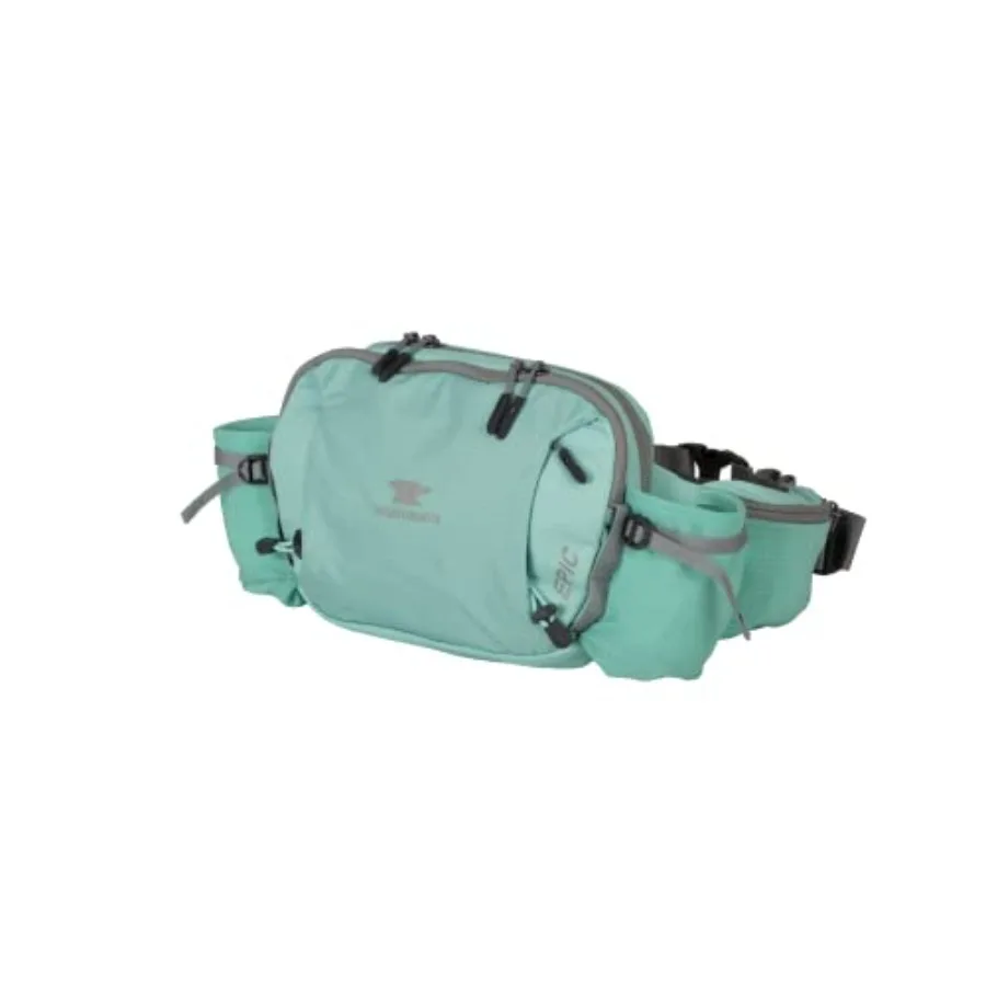 

Epic Lumbar Small Waist and Fanny Pack, Running, Hiking, Cycling, Travel, and Outdoor Sport Activities with Dual Water Bottle P
