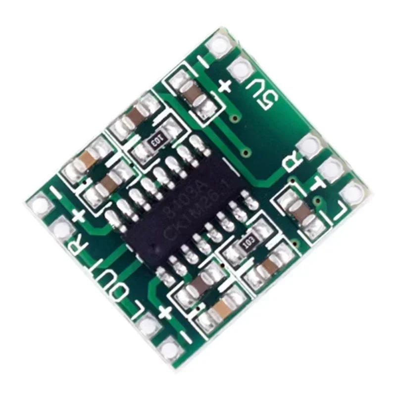 Original PAM8403 power amplifier board high efficiency 2.55V ultra-small digital power amplifier board 2*3W