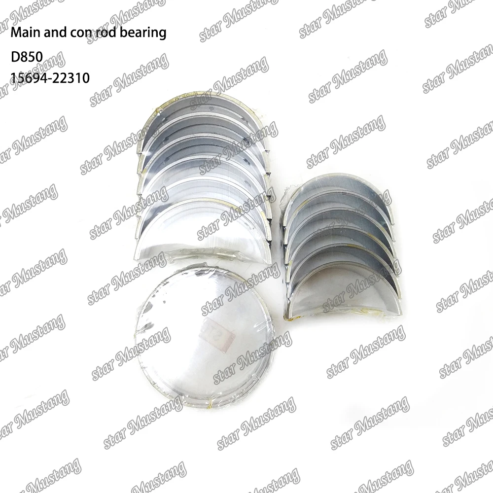 

D850 Main Bearing and Connecting Rod Bearing 15694-22310 Suitable For Kubota Engine Parts