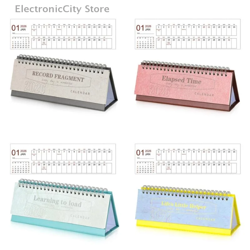 2026 Korean Calendar Simple, Fresh And Creative Desktop Decoration Plan Check In Notebook Printing Product Calendar