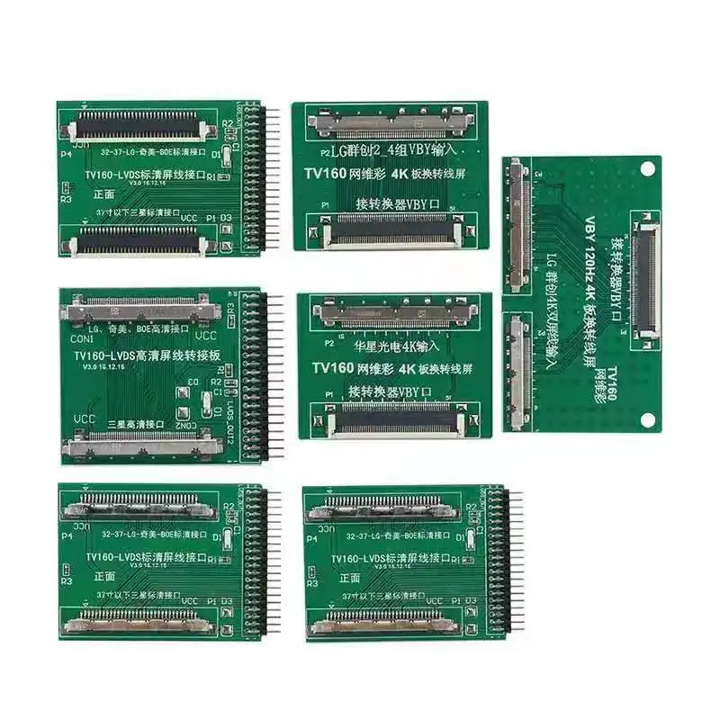 TV160 7th Gen TV Mainboard Tester, LVDS V-by-One to HDMI Converter LCD LED TV Motherboard Repair Test Tool