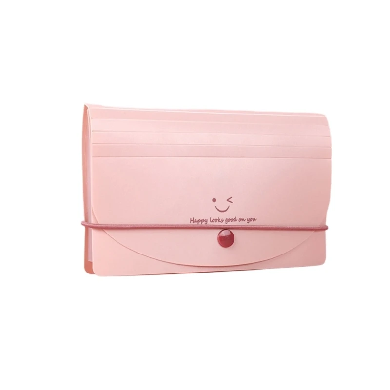 

D7YC Расширяемый органайзер для документов с 13 карманами, сортировочный чехол 7x4,5 дюйма, водонепроницаемый пластиковый для