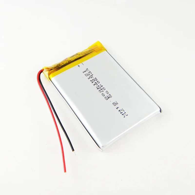 다크 브라운 리튬 폴리머 타코그래프 네비게이터 504055, 범용 충전, 1300mAh 충전식 리튬 이온 셀, 좋은 A, 3.7V, 신제품