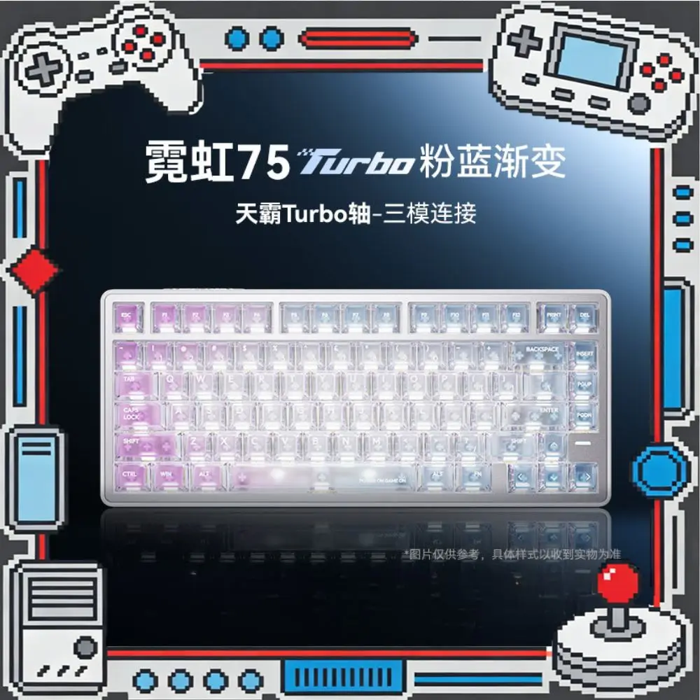 VGN Neon75 Turbo Magnetic Switch Mechanical Keyboard Wireless Dual 8K Gaming Keyboard Low Latency E-sports Keyboard Pc Gifts
