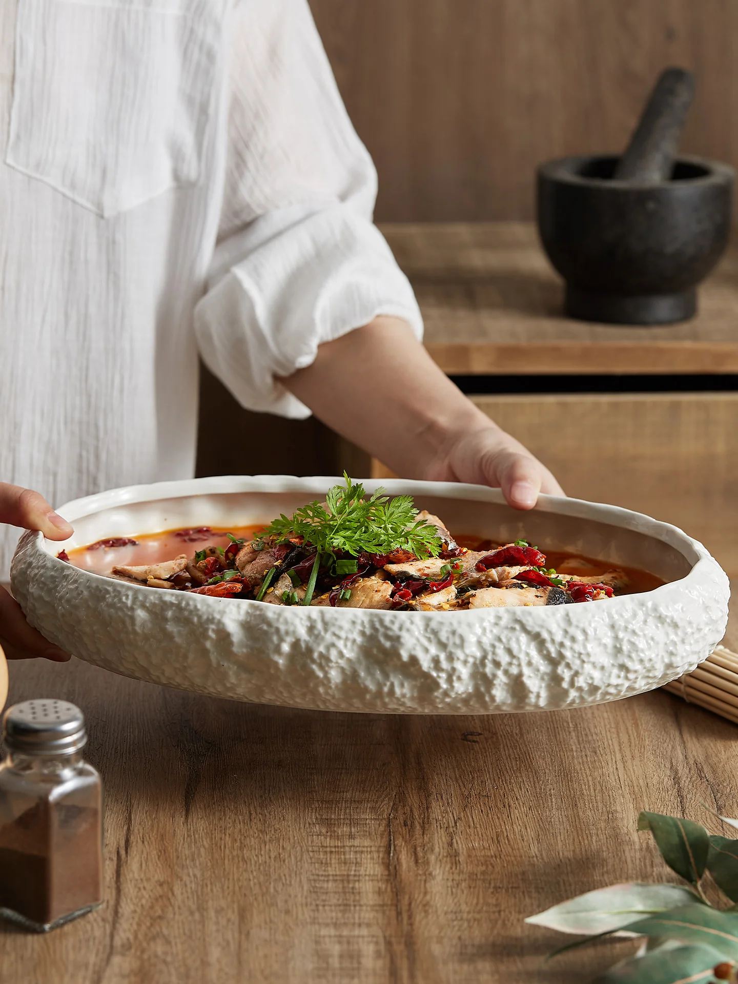 

Большая тарелка Cerc Ro Pattern Deep Soup Plate для Sted Fi Seood Saimi Home Hotel Club, новая модель высокого класса