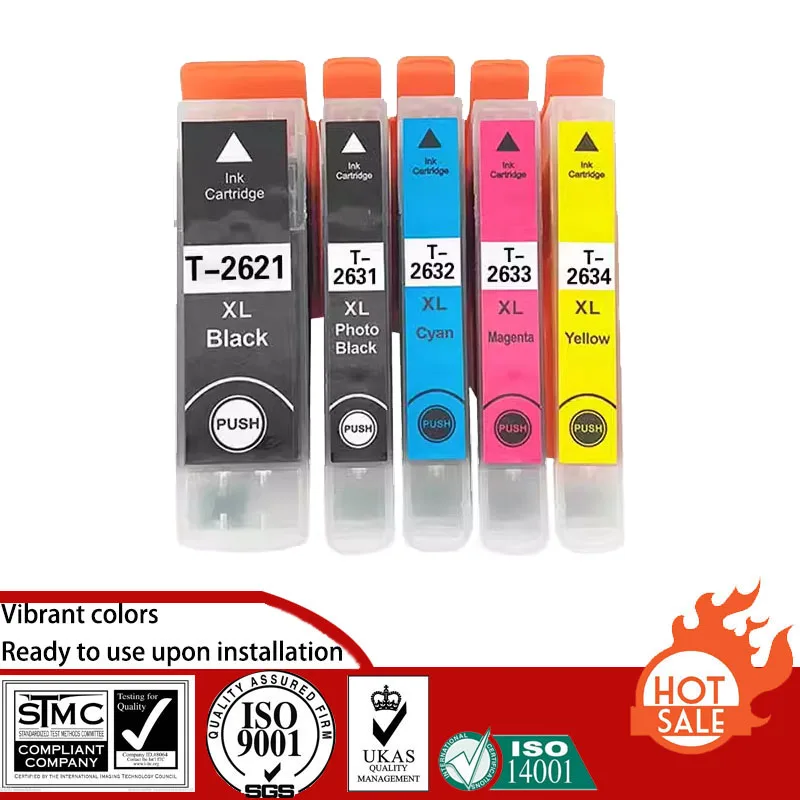 

Совместимый картридж для Epson T2621-T2634, костюм для Epson Expression Premium XP-510/520/600/605/610/615/620/625/700/710